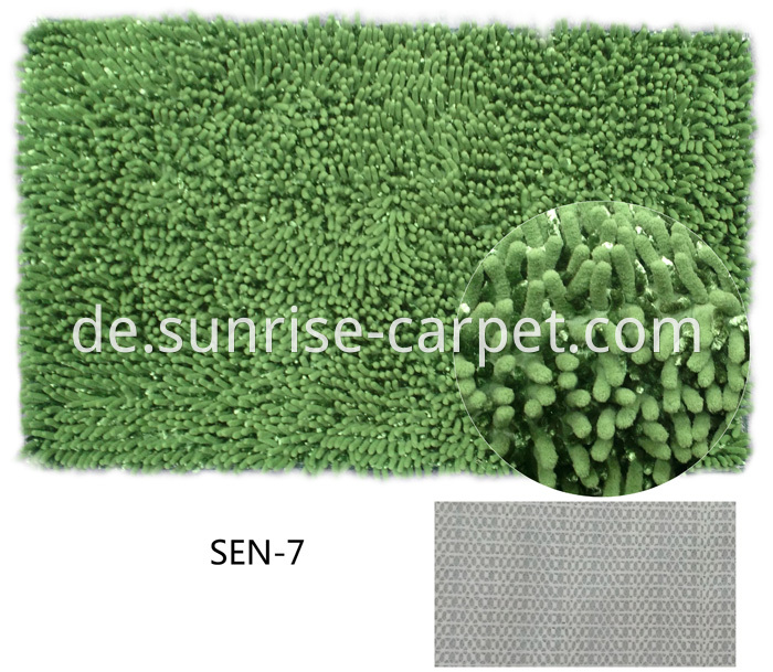 Chenille mix yarn Bathmat